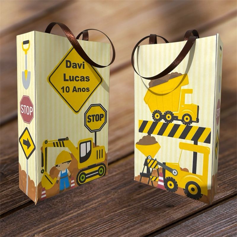 Sacolinha Personalizada Trator: Ideal para Festas Infantis