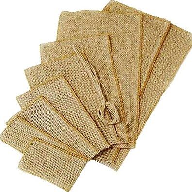 Sacos de Juta: 5 Unidades para Lembrancinhas