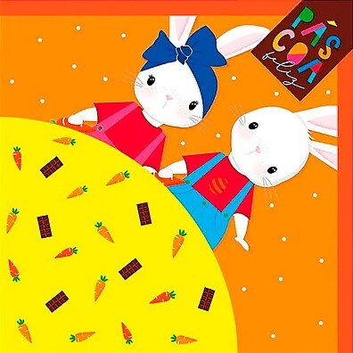 Sacos de Páscoa 49x49cm: Brilho e Elegância!