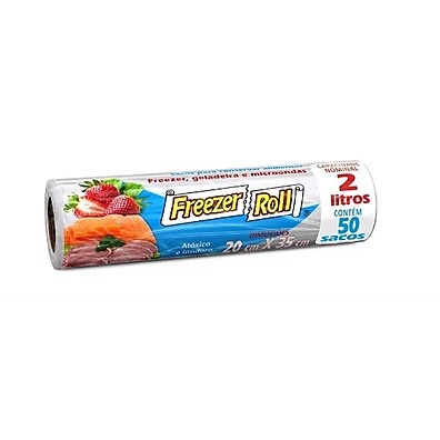 Sacos Freezer 2L: 50 Unidades para Congelamento