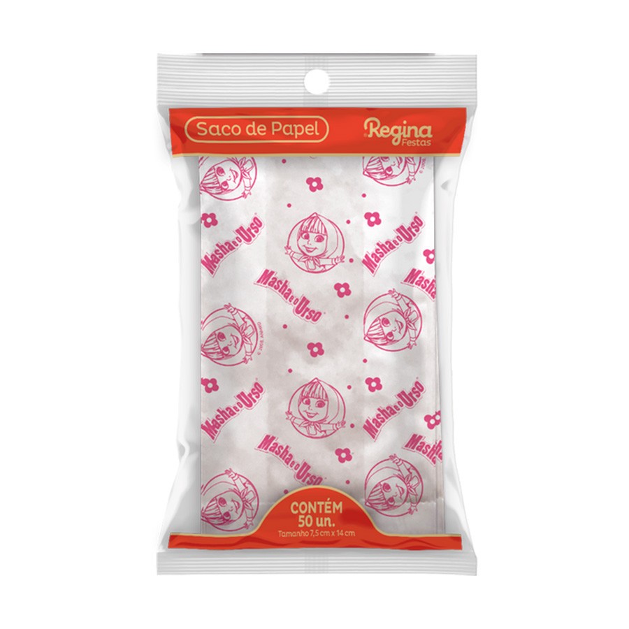 Sacos Masha e o Urso: 50 Lembrancinhas!