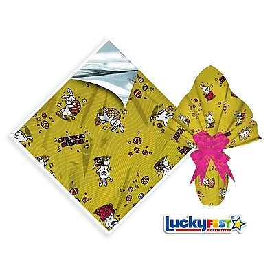 Sacos Páscoa Ouro 100g/150g: 25 Unidades Luckyfest