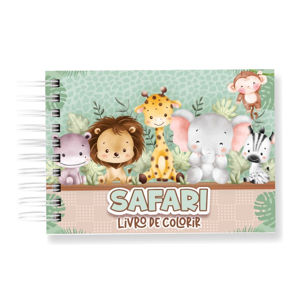 safari-divertido-caderno-de-colorir-50-folhas