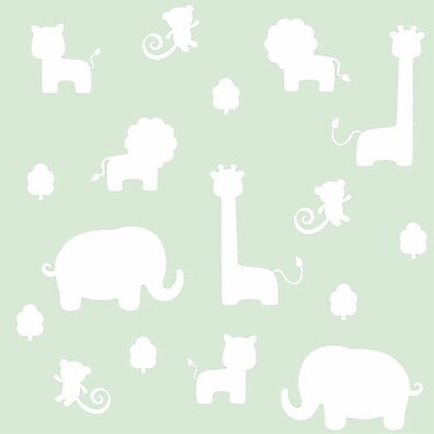 Safari na Decoração: Papel de Parede Infantil