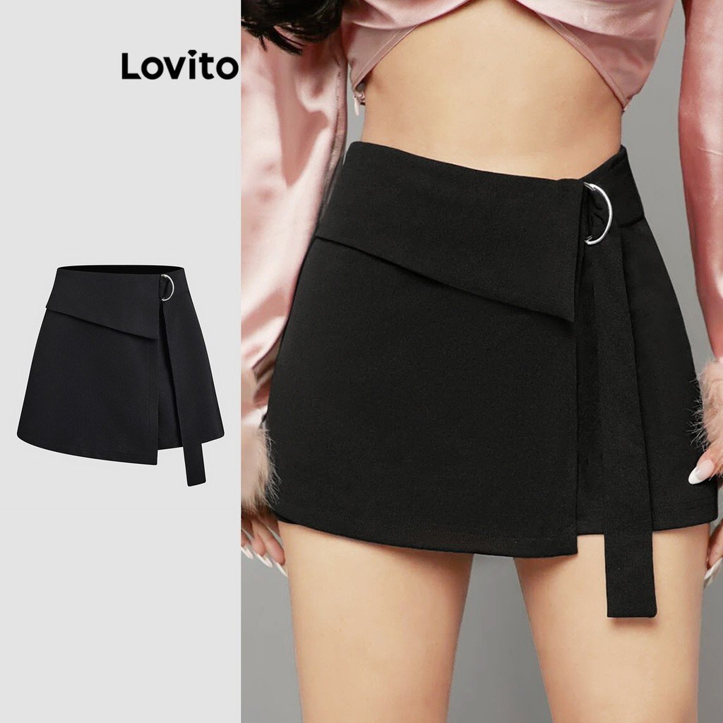 Saia Assimétrica Lovito: Estilo e Conforto!