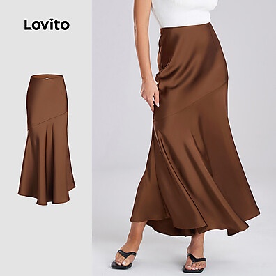 Saia Elegante Lovito: Sofisticação e Estilo