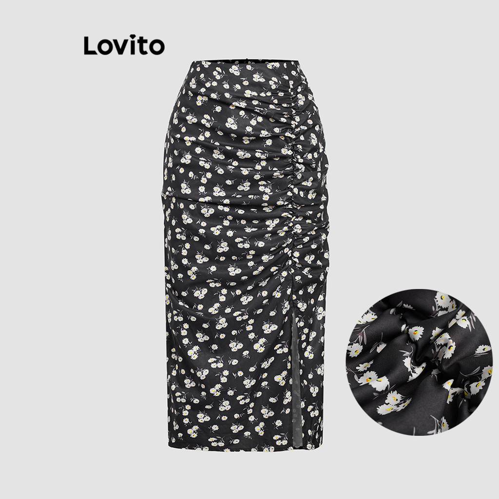 Saia Floral Lovito: Elegância e Conforto!