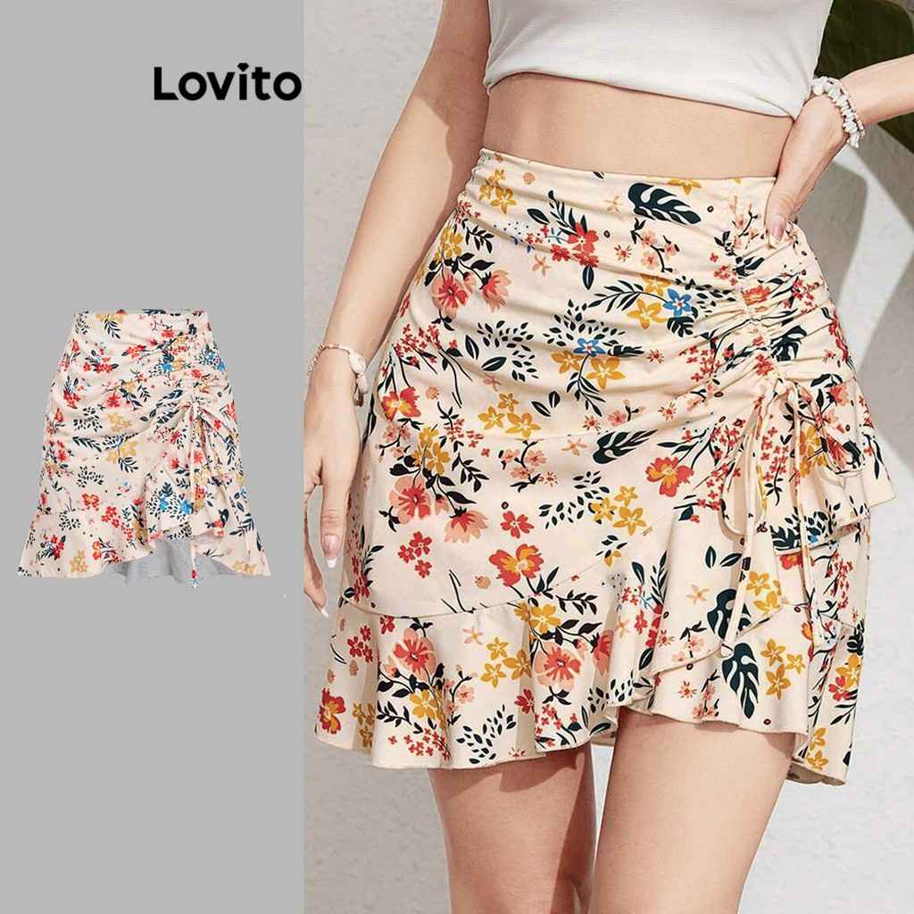 Saia Floral Lovito: Estilo e Conforto!