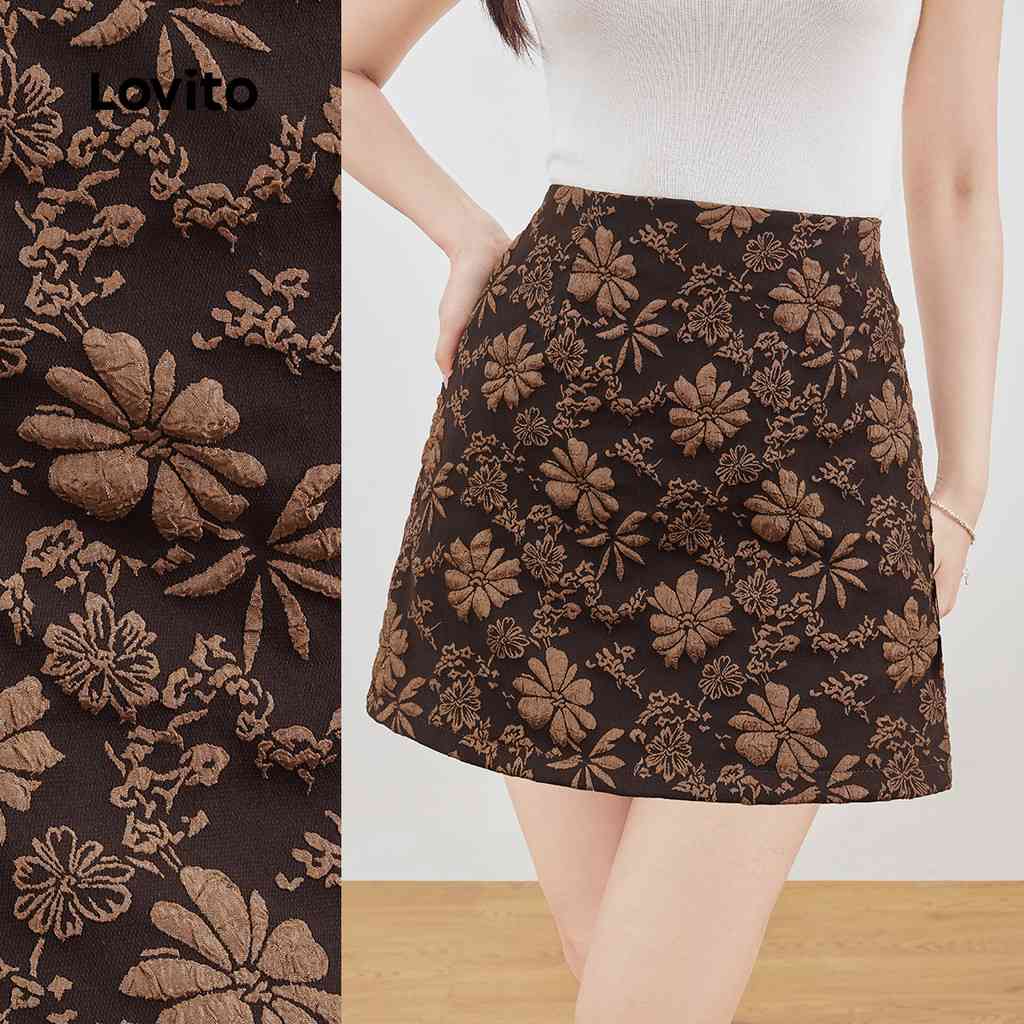 Saia Jacquard Lovito: Elegância e Estilo!