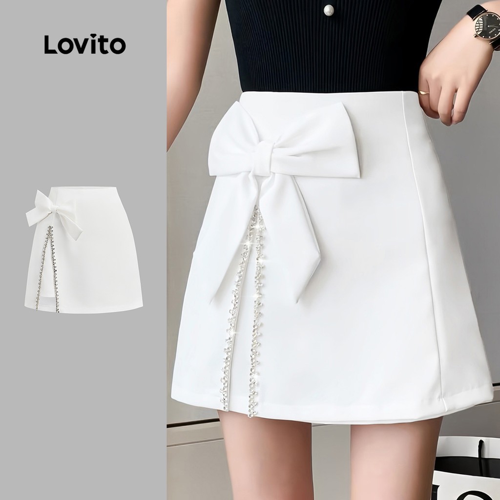 Saia Lovito Strass: Elegância em 2 em 1