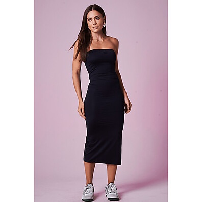Saia Midi Poliamida: Conforto & Estilo!