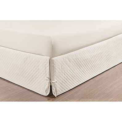 Saia para Cama Box Casal com Laço – Elegância e Praticidade