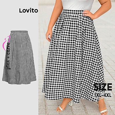 Saia Xadrez Plus Size: Estilo e Conforto!