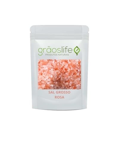 Sal Himalaia Grosso 500gr - Grãos Life