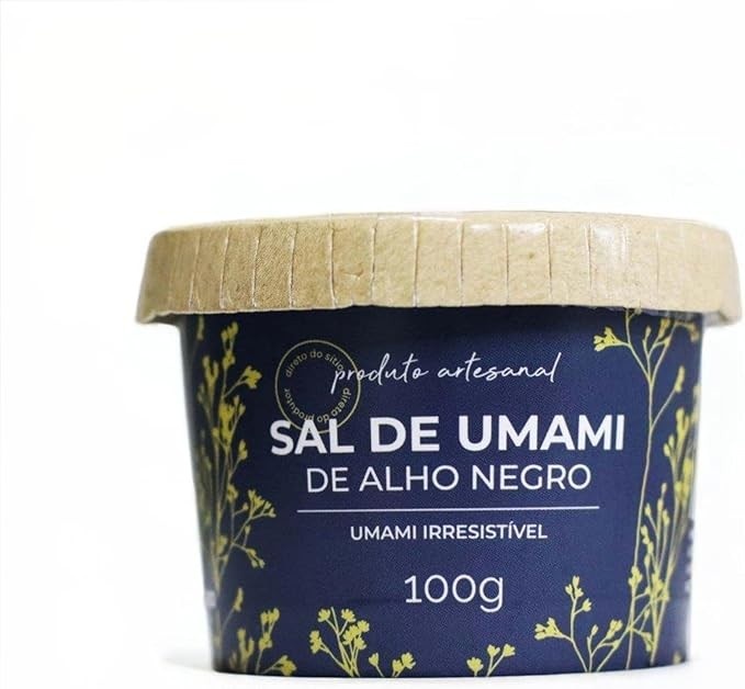 Sal de Umami de Alho Negro Artesanal 100g - Alho Negro do Sítio
