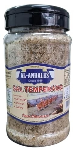 Kit 3X: Sal Temperado para Churrasco Puro Orgânico Al Andalus 500g