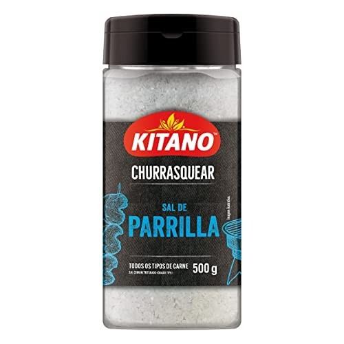 Sal de Parrilla Triturado Kitano Churrasquear Frasco 500g