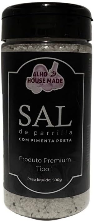 Sal de Parrilla C/ Pimenta Preta - 500G