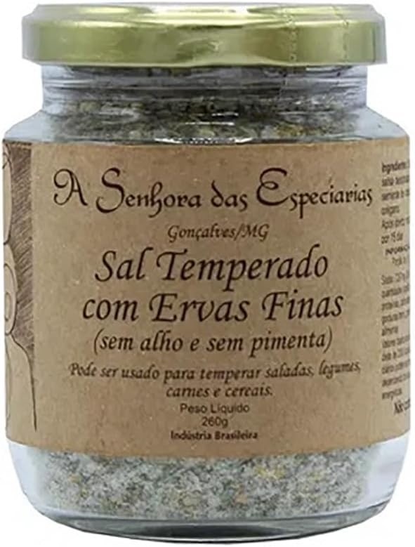 Sal Temperado de Ervas Finas Senhora das Especiarias 260g