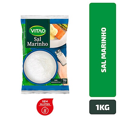 Sal Marinho Vitao: Sabor & Saúde em 1Kg