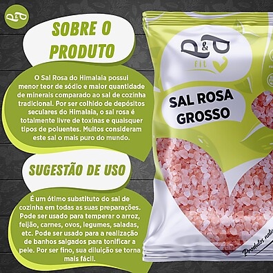 Sal Rosa do Himalaia: Saúde e Sabor em 1Kg