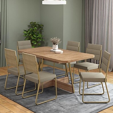 Sala de Jantar Charlotte: Elegância e Conforto