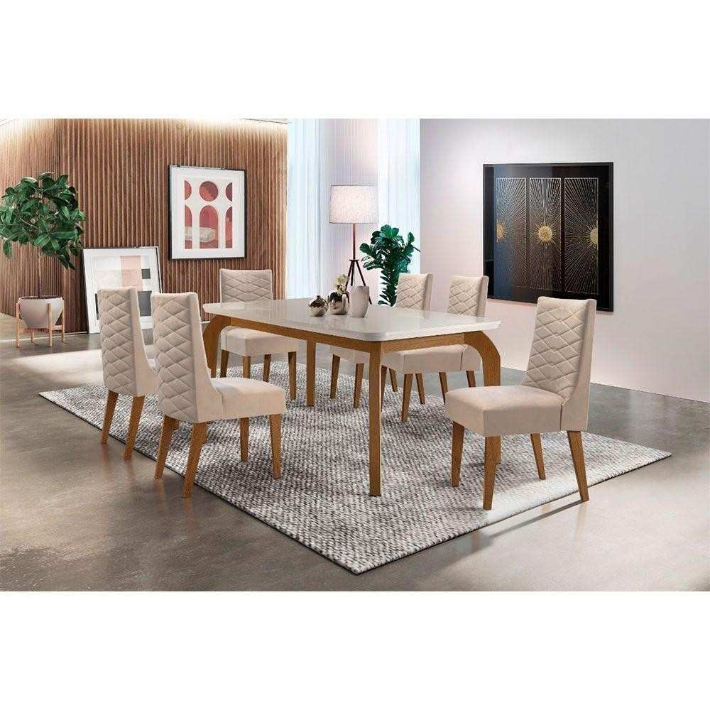 Sala de Jantar Liz: Elegância e Conforto
