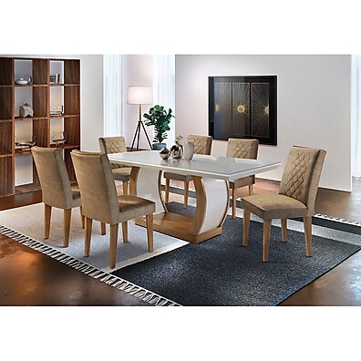Sala de Jantar Milena: Elegância e Conforto