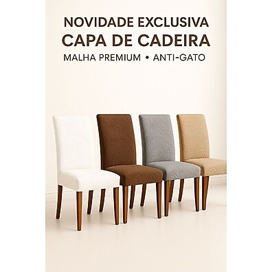 Capa de Cadeira Matelada Anti Gato – Proteção e Estilo na Sua Sala