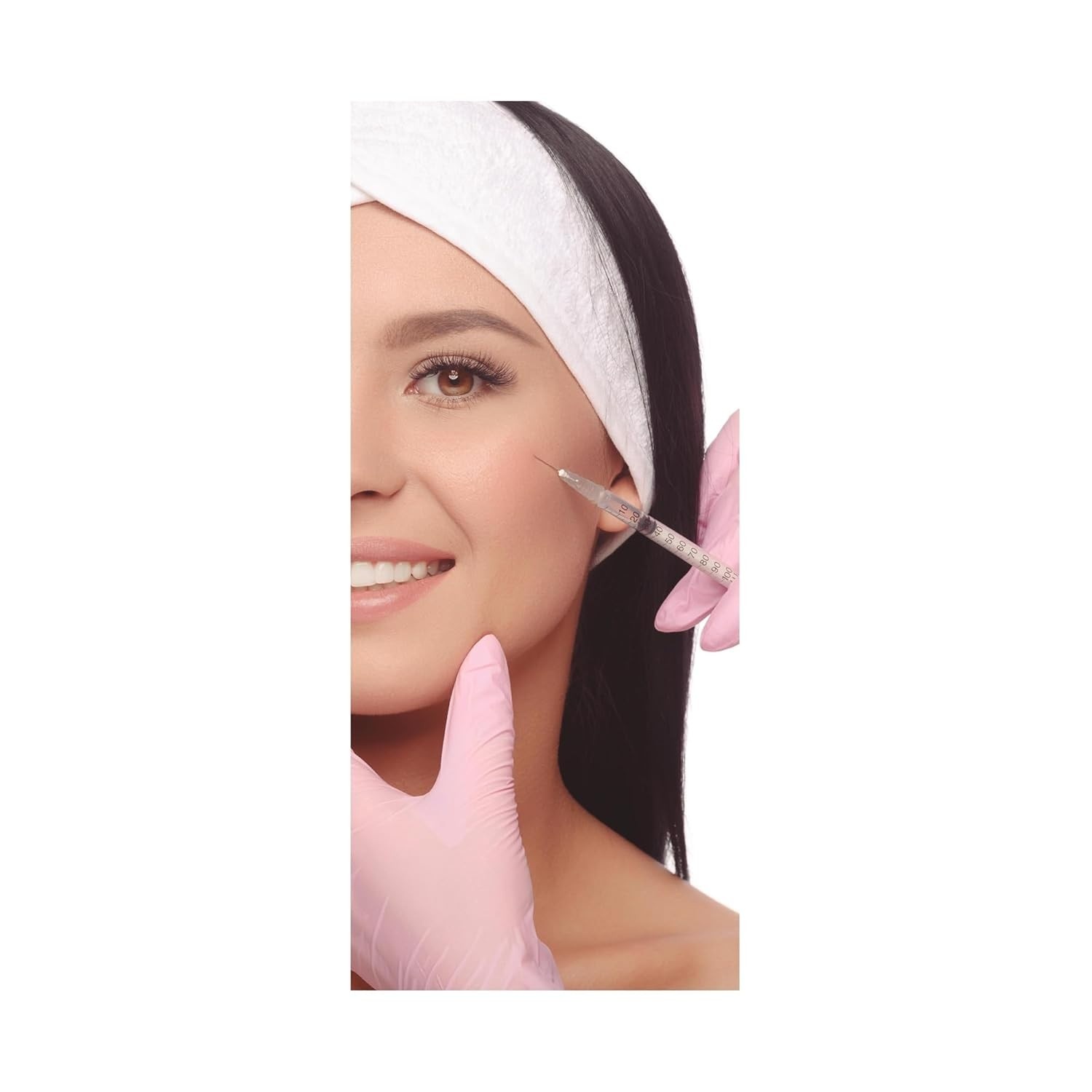 Adesivo Decorativo para Porta de Clínica - Design Profissional para Salas de Estética Facial