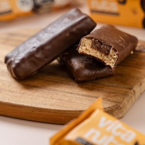 Barra de Proteína de Choco Duo e Caramelo Salgado - Vitanuts (Caixa com 12 unidades)