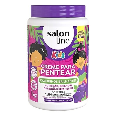 Salon Kids: Creme para Cachos Brilhantes 1kg