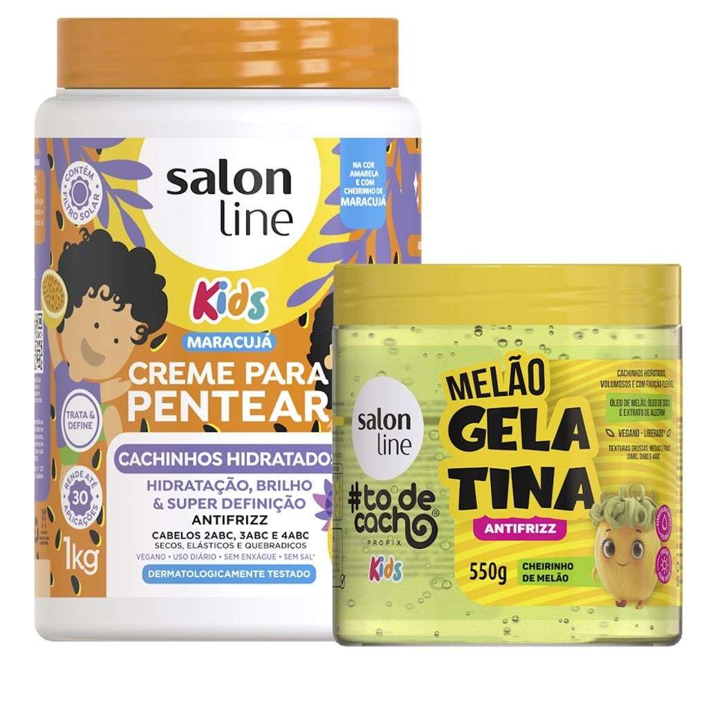 Salon Line Kids: Cachos Hidratados e Sem Frizz!