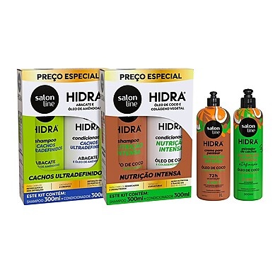 Salon Line: Kit Cachos Nutridos e Definidos