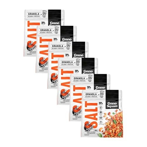 Kit 6X: Granola Salt Tomate com Manjericão Sem Glúten GranoSquare 200g