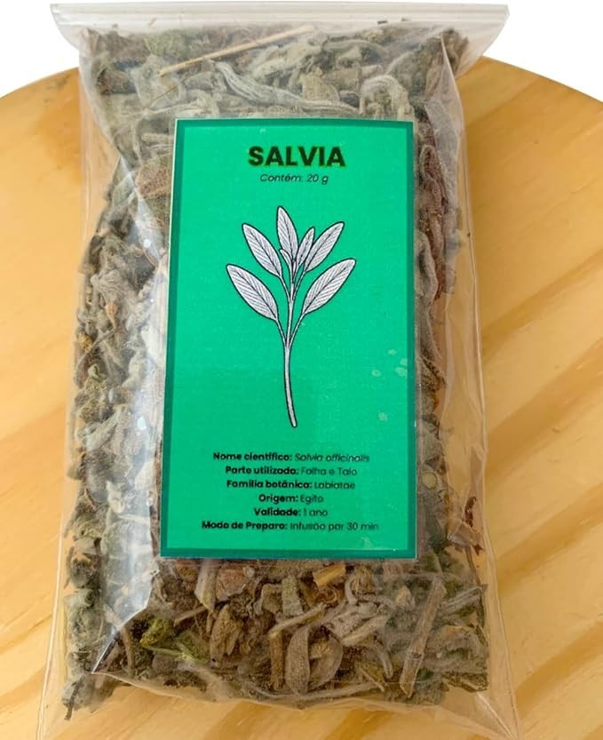 Sálvia - Salvia officinalis 20g