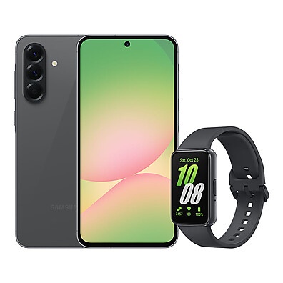 Samsung A56 5G 256GB + Galaxy Fit3 Grafite