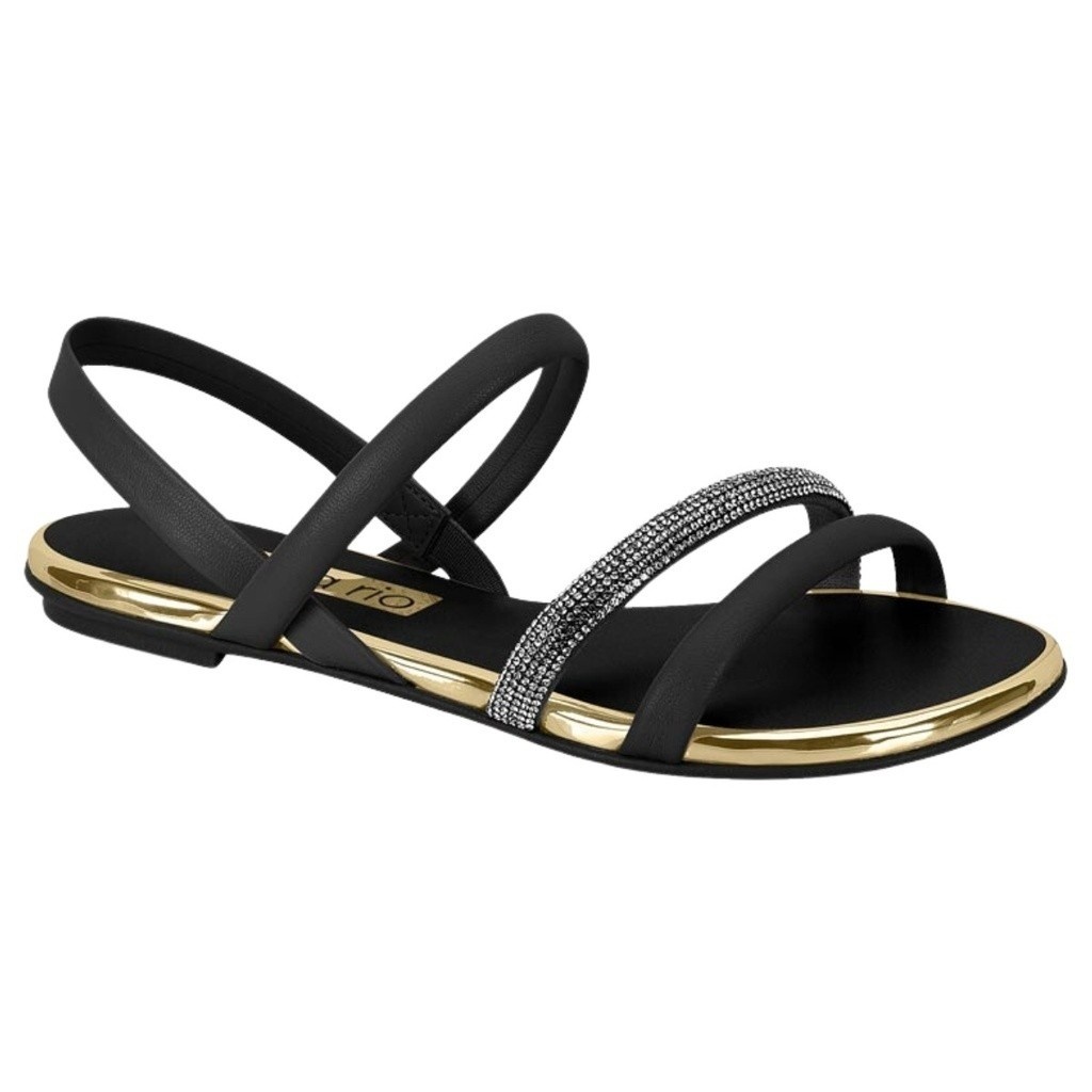Sandália Beira Rio Strass: Brilho e Conforto!