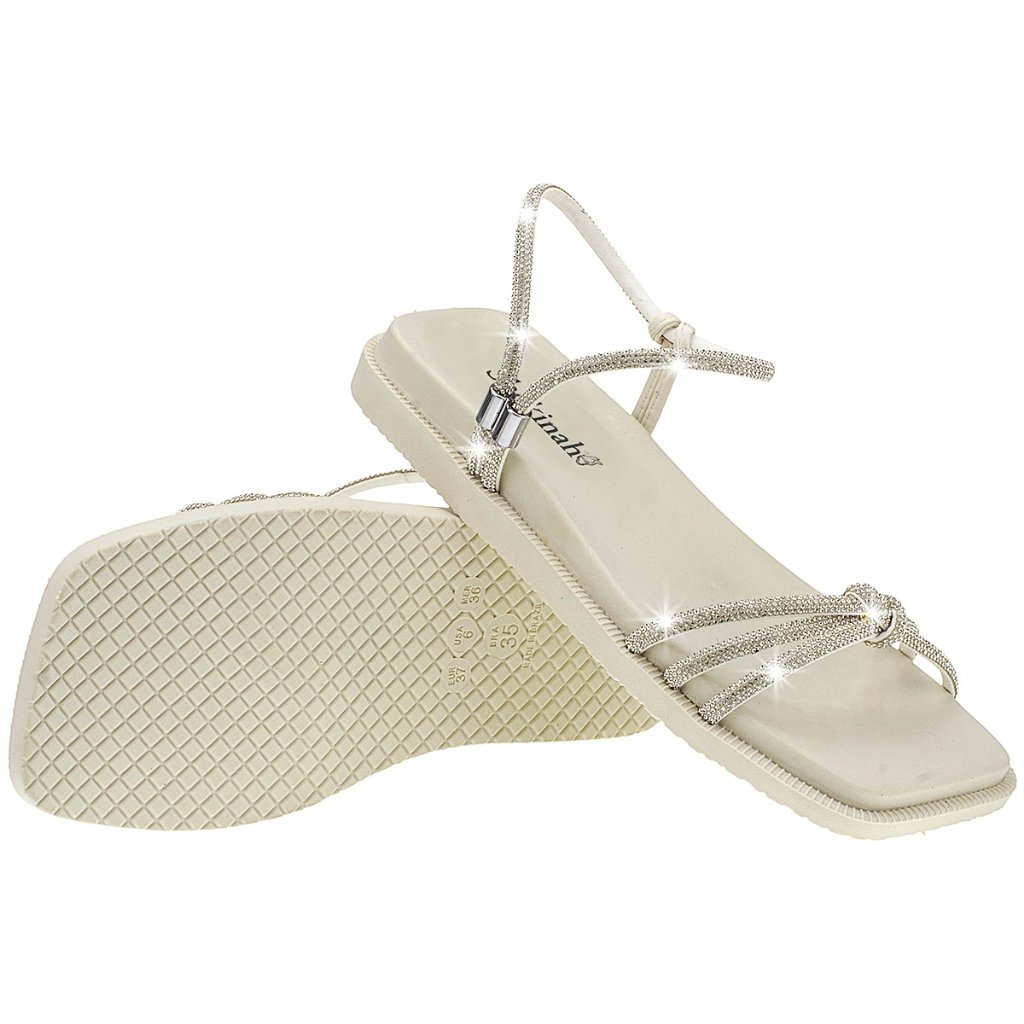 Sandália Birken Strass: Conforto e Brilho!