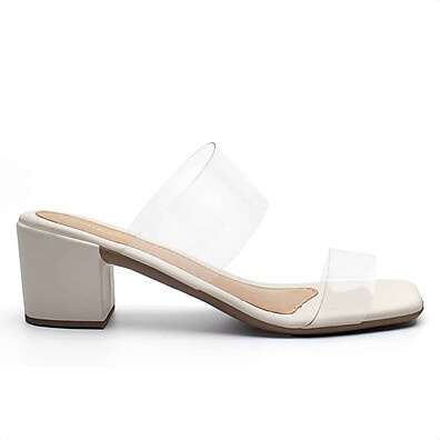 Sandália Domidona Transparente: Estilo e Conforto!