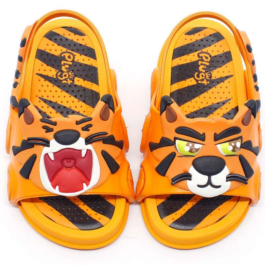 Sandália Infantil Plugt Tigre: Conforto e Diversão!