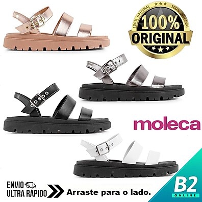Sandália Moleca Plataforma: Estilo e Conforto!