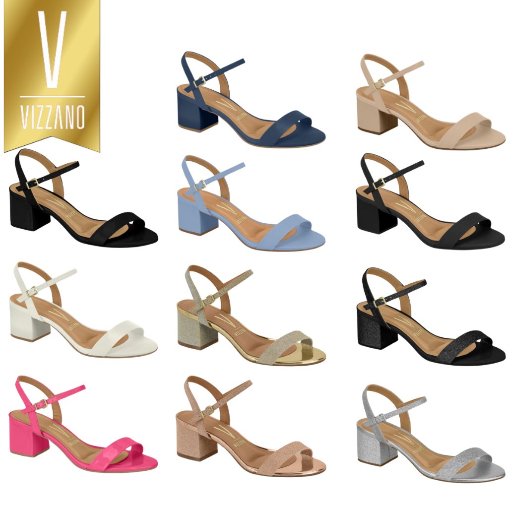 Sandália Vizzano Salto Quadrado 6291900: Conforto e Estilo em Cada Passo