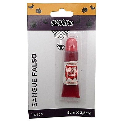 Sangue Falso Halloween Play&Fun – Efeito Realista para Festa