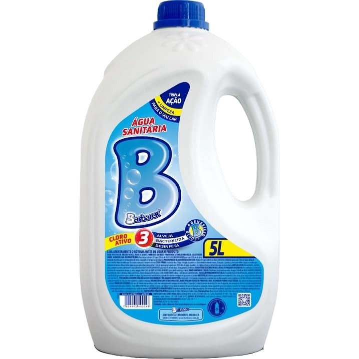 Água Sanitária 5L Barbarex - Poder de Limpeza Profundo e Seguro