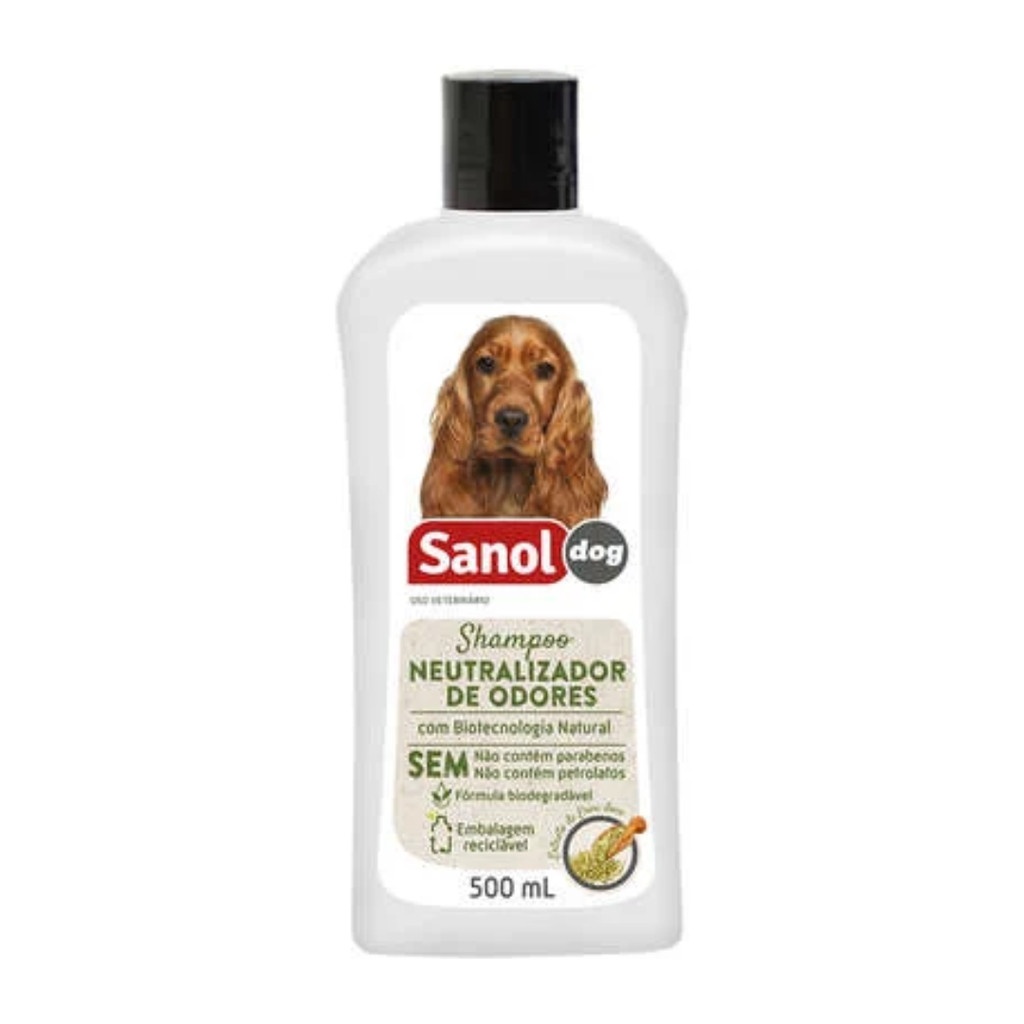 Sanol Dog: Shampoo Elimina Odores e Perfuma!