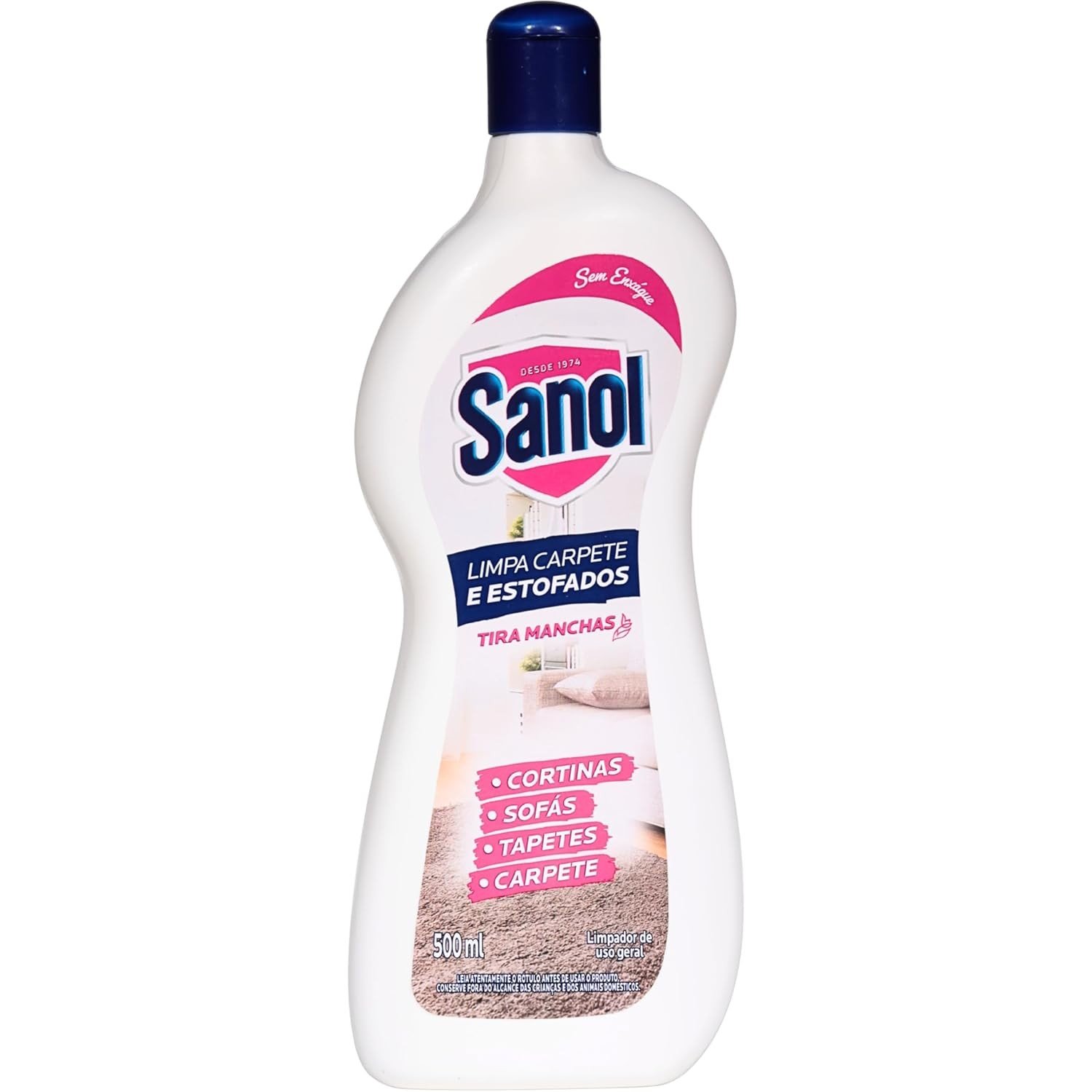 Sanol Limpa Estofados e Carpetes Oxy2 500ml - Fórmula Profunda para Limpeza Total
