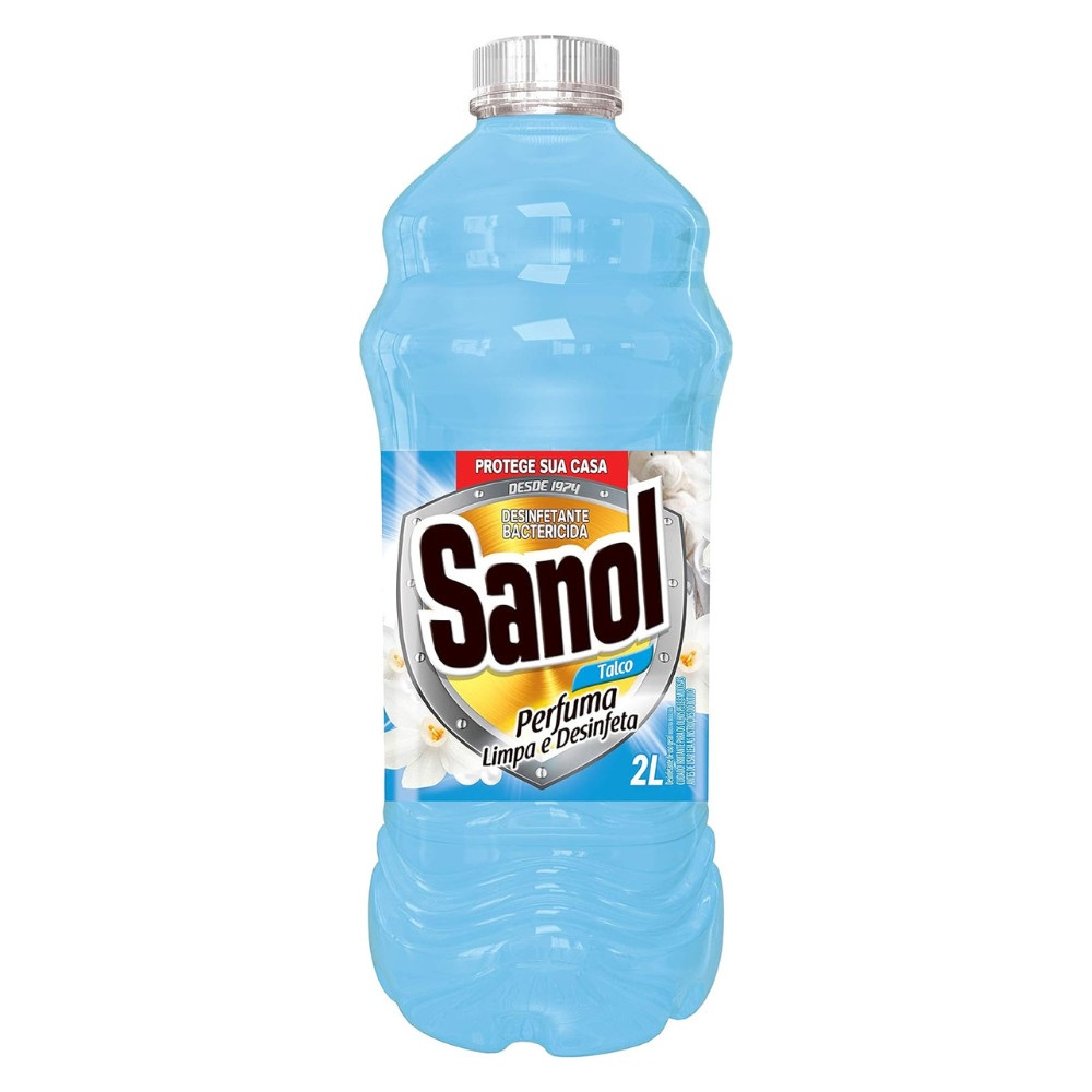 Sanol Talco 2L: Desinfetante Bactericida e Perfumado