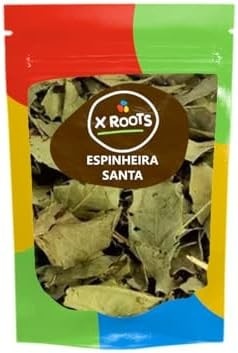 Espinheira Santa Chá Folhas Premium Envio Prime Embalagem Abre e Fecha 100gr - X Roots