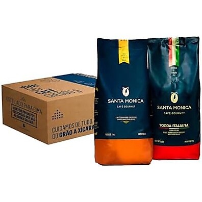 Café Santa Mônica: Grãos Gourmet e Torra Italiana 2kg